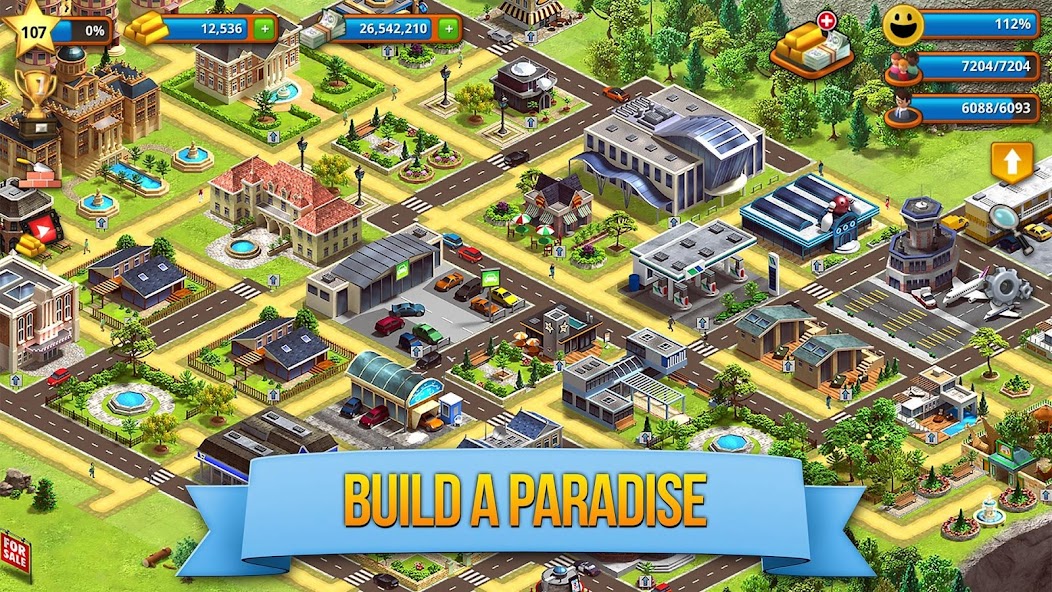 Tropic Paradise Sim: Town Buil 