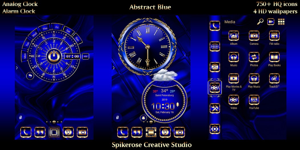 Abstract Blue  theme