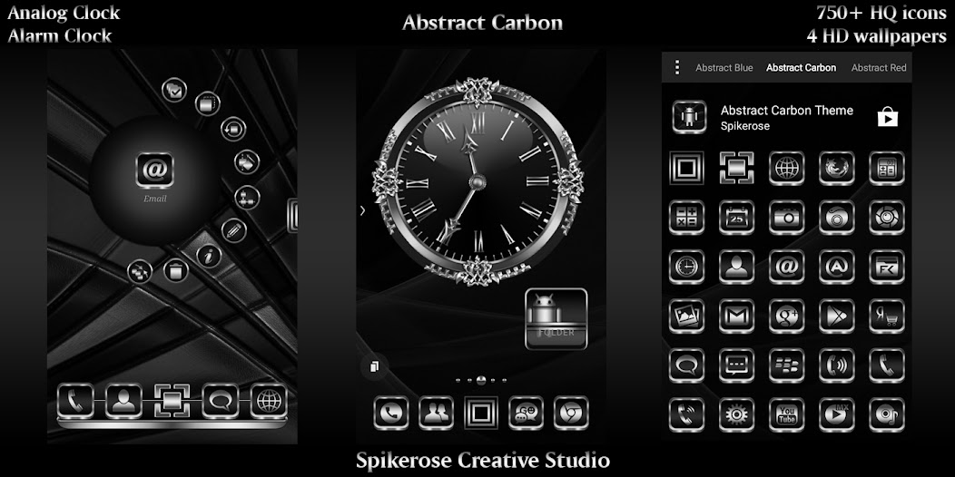 Abstract Carbon theme