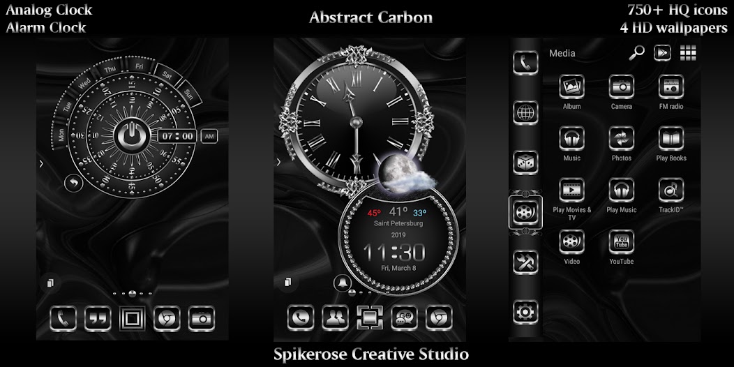 Abstract Carbon theme