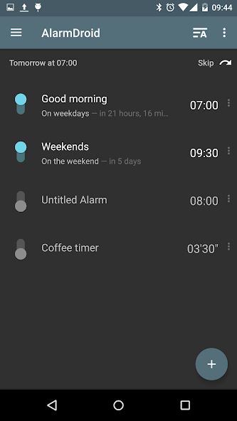 AlarmDroid (alarm clock)