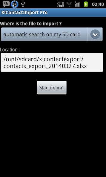 XlContactImport Pro