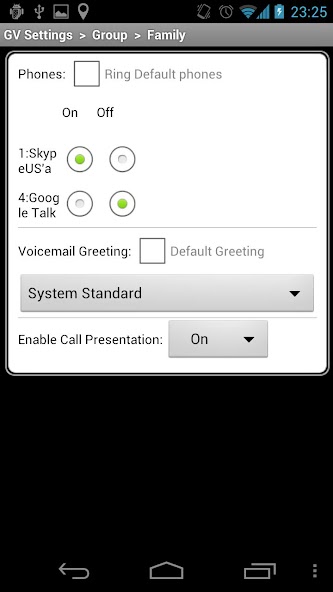 Locale GV Settings Plugin