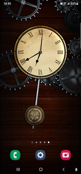 Hourly chime clock + wallpaper