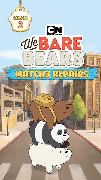 We Bare Bears Match3 Repairs 