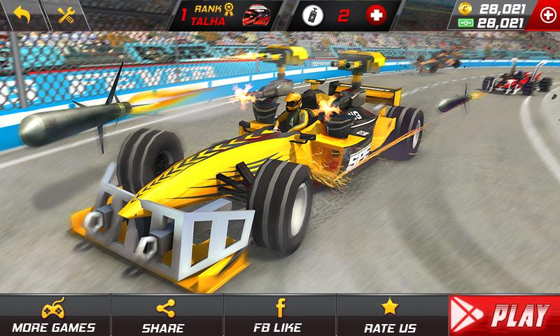 Formula Car Crash Racing 