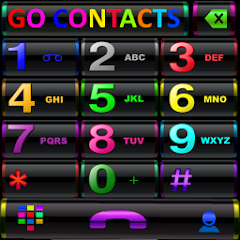 THEME GO CONTACTS BLACK COLORS