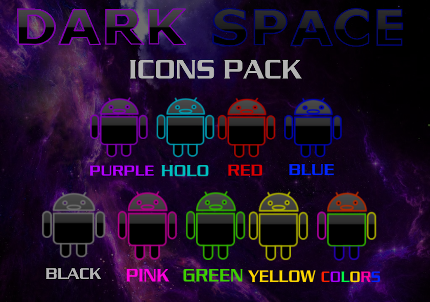 PAQUETE DE ICONOS SPACE HOLO