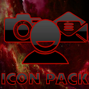 PAQUETE DE ICONOS SPACE ROJO