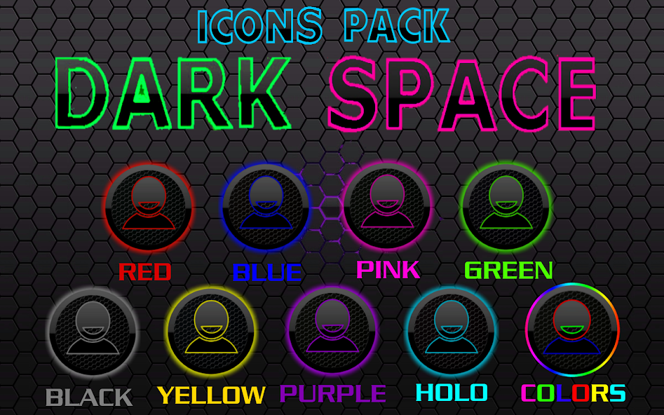 ICON PACK DARK SPACE 2 RED