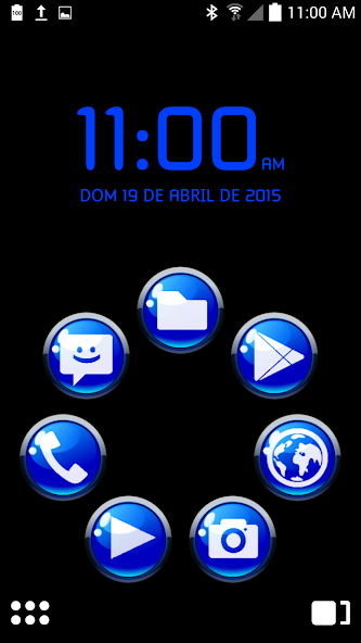 PAQUETE DE ICONOS GLOSSY AZUL