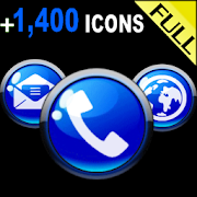 PAQUETE DE ICONOS GLOSSY AZUL