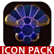 OCEAN icon pack blue black gold