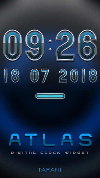 Atlas DIGITAL CLOCK WIDGET