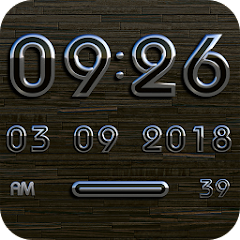 Moscow DIGITAL CLOCK WIDGET