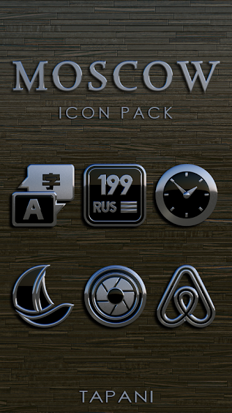 Moscow icon pack platin blue