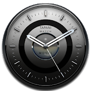 MOGUL Designer Clock Widget white black