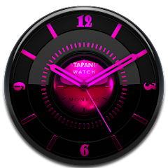 MONROE pink Designer Clock Wid