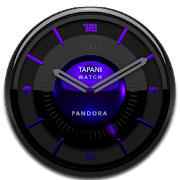 Designer Clock for PANDORA blue black