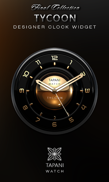 TYCOON Designer Clock Widget g