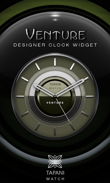 VENTURE Designer Clock Widget