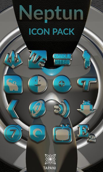 NEPTUN HD Icon Pack water blue