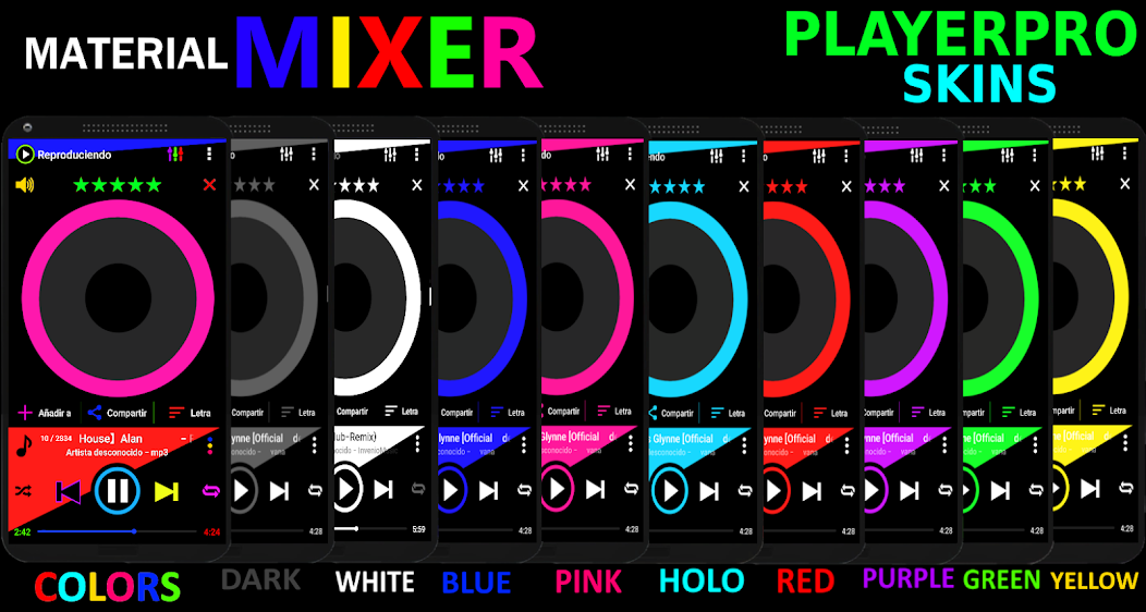 PIEL PLAYERPRO MIXER DARK GRIS