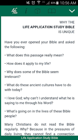 Life Application Study Bible