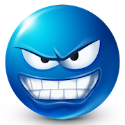 Blue Smileys by Emoji World ™