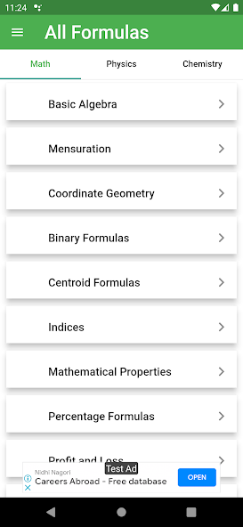 All Formulas