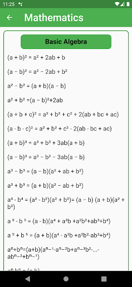 All Formulas