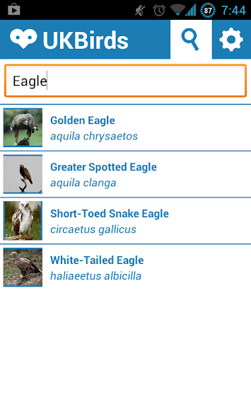 UK Birds - Birdwatching App