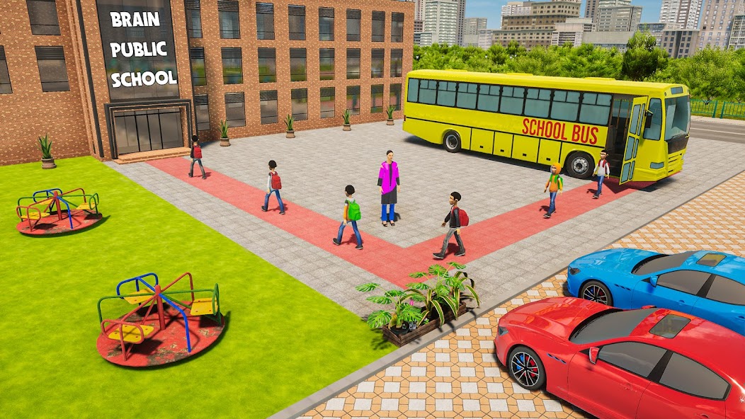 School Bus Driving Games 3D 