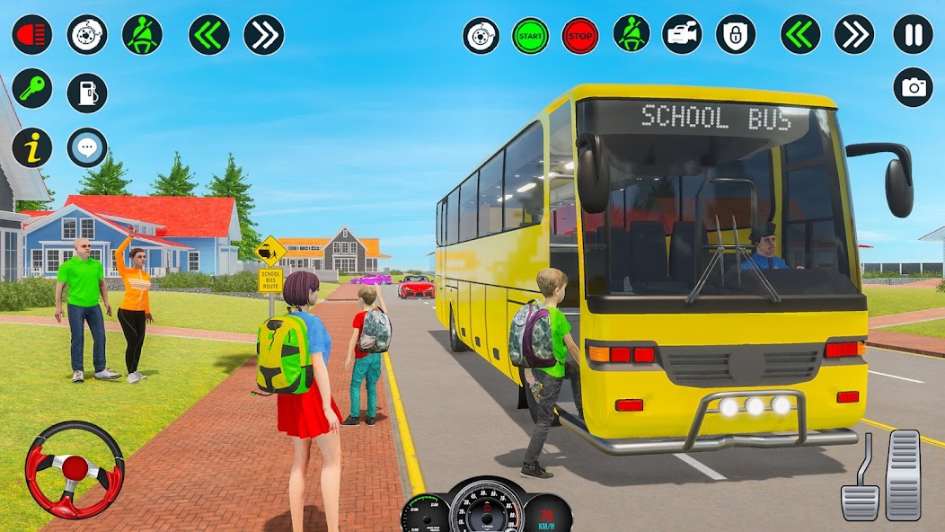 School Bus Driving Games 3D 