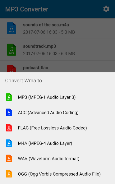 MP3 Converter Edit Music files