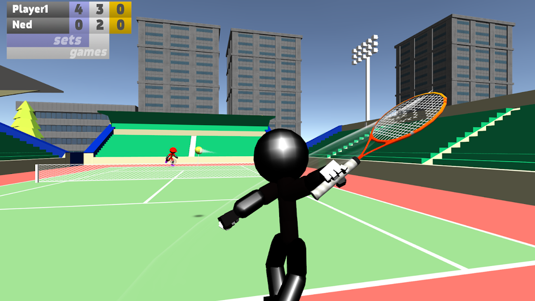 Stickman 3D Tennis 