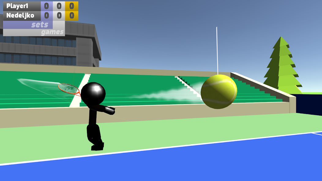 Stickman 3D Tennis 