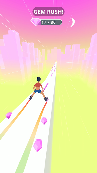 Sky Roller: Rainbow Skating 