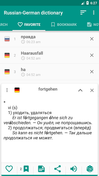 Russian-german dictionary