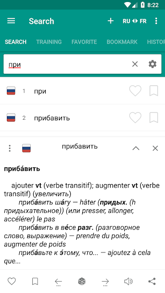 Russian-french dictionary