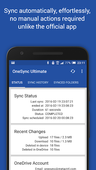 OneSync: Autosync for OneDrive