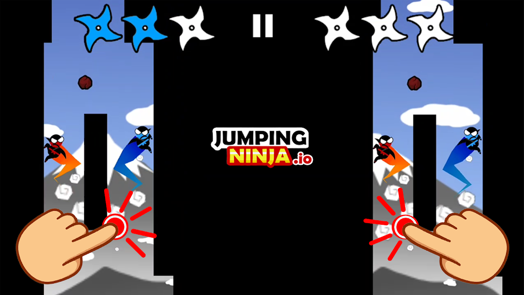 Jumping Ninja Party 2 Player 