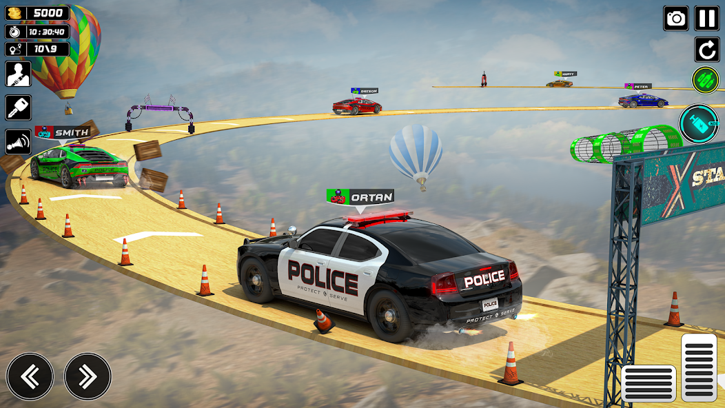 US Police Car Stunt Games 2023 