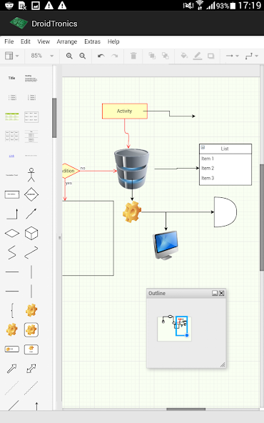 Avanzada Editor de Diagramas