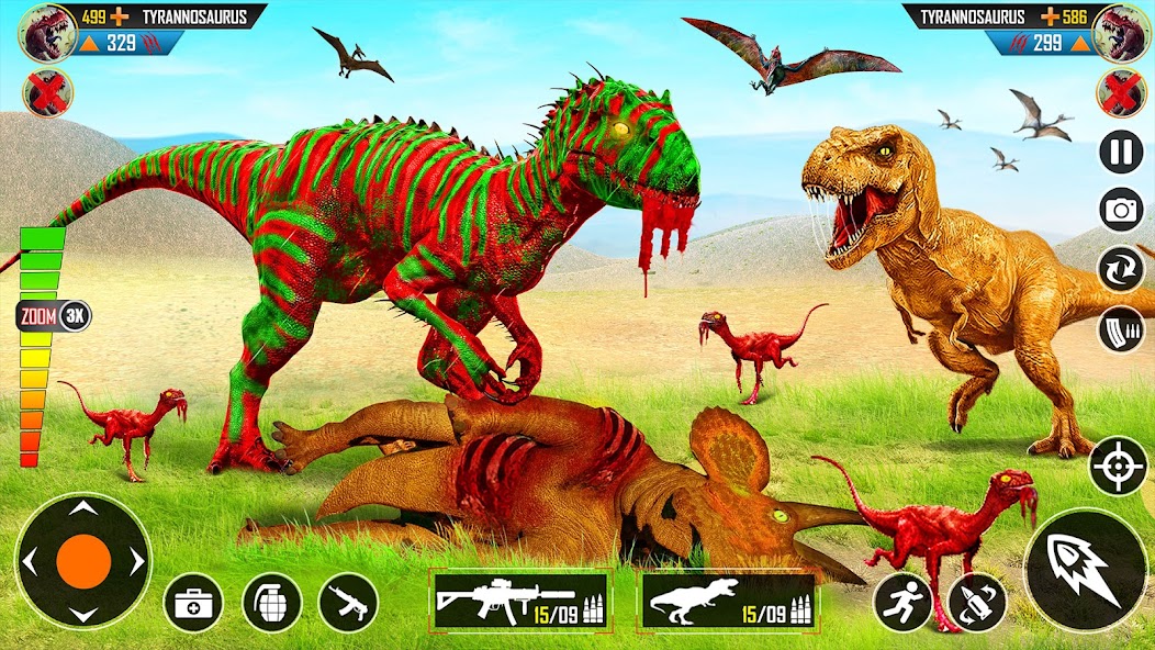 Wild Dinosaur Hunting Gun Game