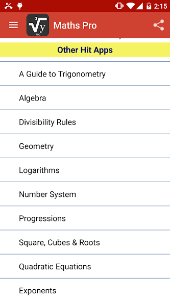 Maths Formula Reference Pro