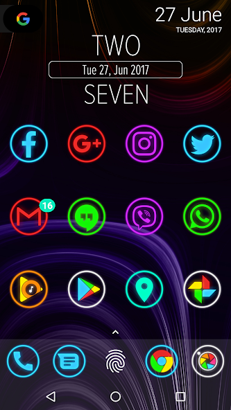 Neon Glow Rings - Icon Pack