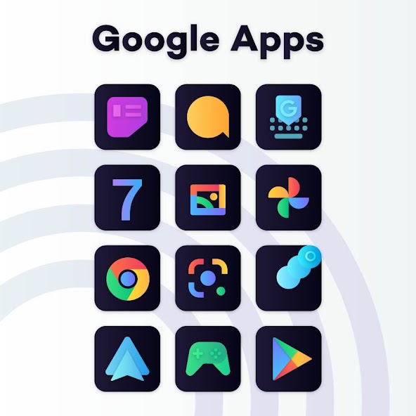 Gradient Dark Icon Pack