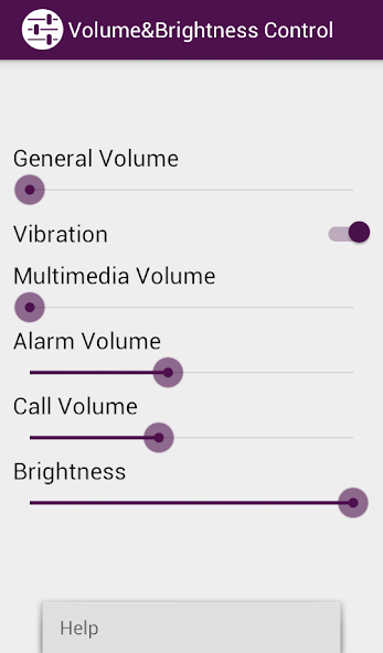 Volume & Brightness Control