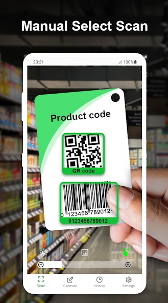 QR code scanner and Barcode